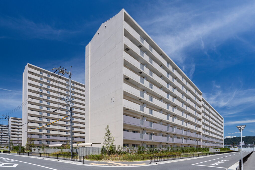 門真市営門真千石西町住宅第4期新築工事 外観全景
