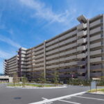 門真市営門真千石西町住宅第4期新築工事 外観北西面
